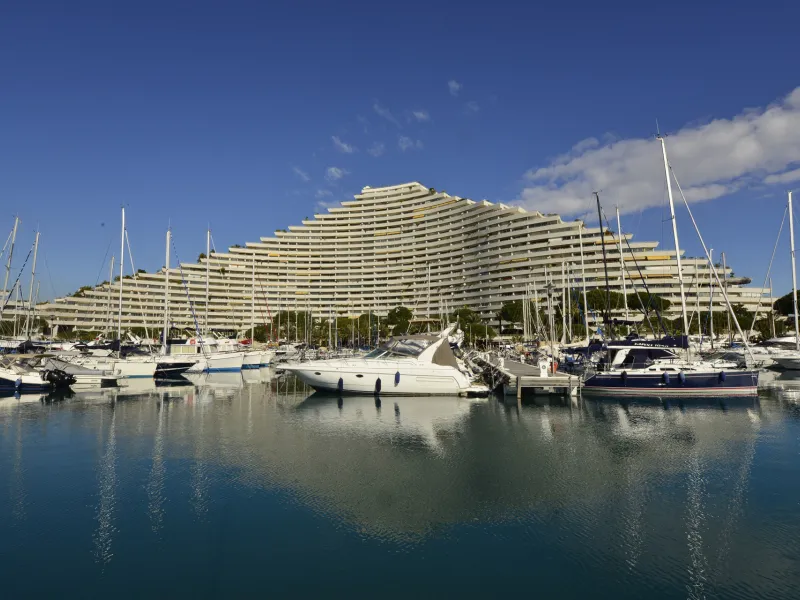 La marina de la baie des Anges à Villeneuve-Loubet