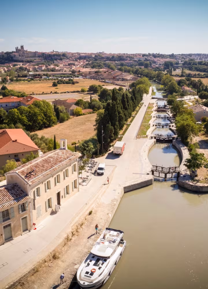 Béziers, le Canal du Midi