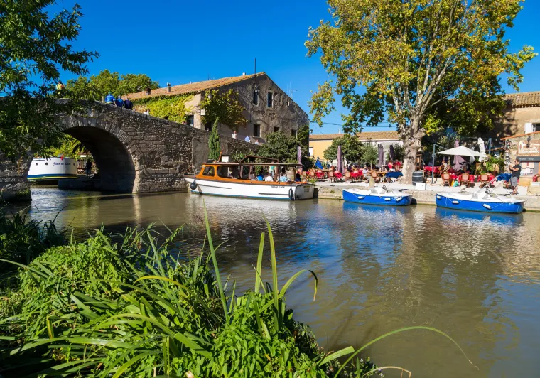 Le Somail, Canal des 2 mers à vélo