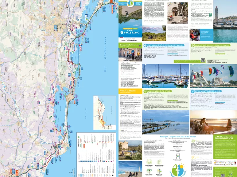 Map stage nº3: Béziers - Sète - Grau-du-Roi