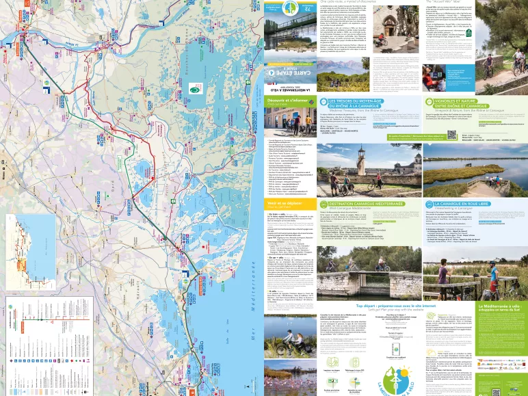 Map stage nº4: Grau-du-Roi - Beaucaire - Tarascon