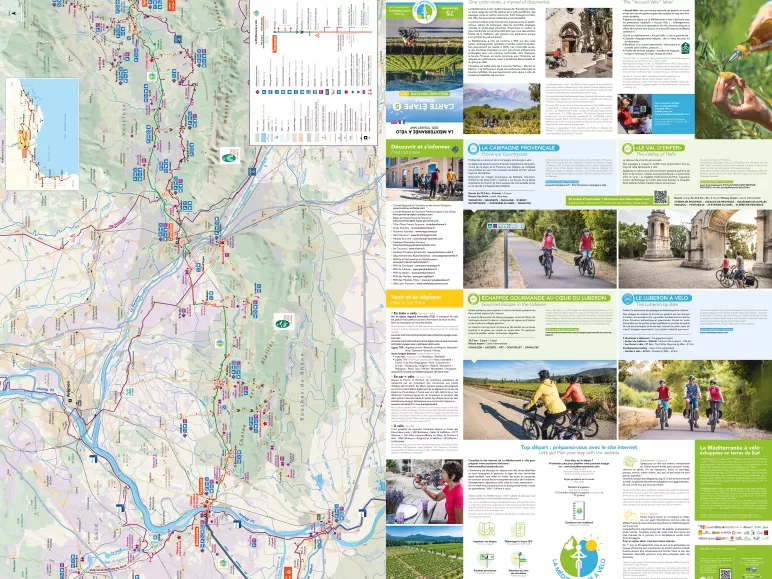 Map stage nº5: Beaucaire - Cavaillon - Apt