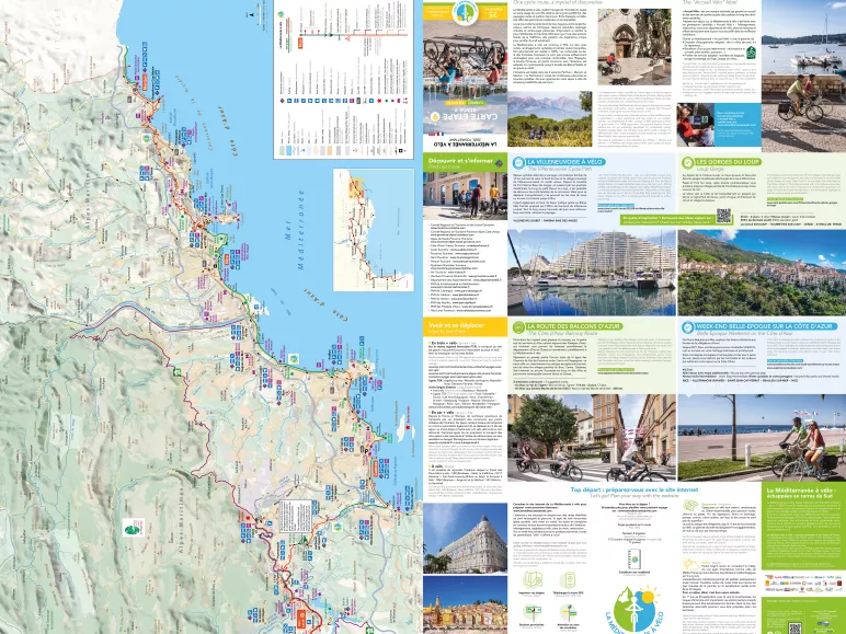 Map stage n°9 Cannes - Nice - Menton